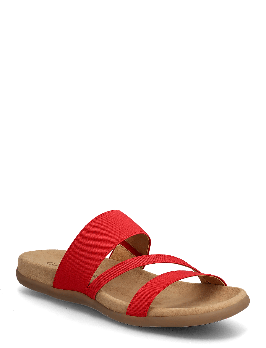 Gabor - Slip-in - flache sandalen - red - 0