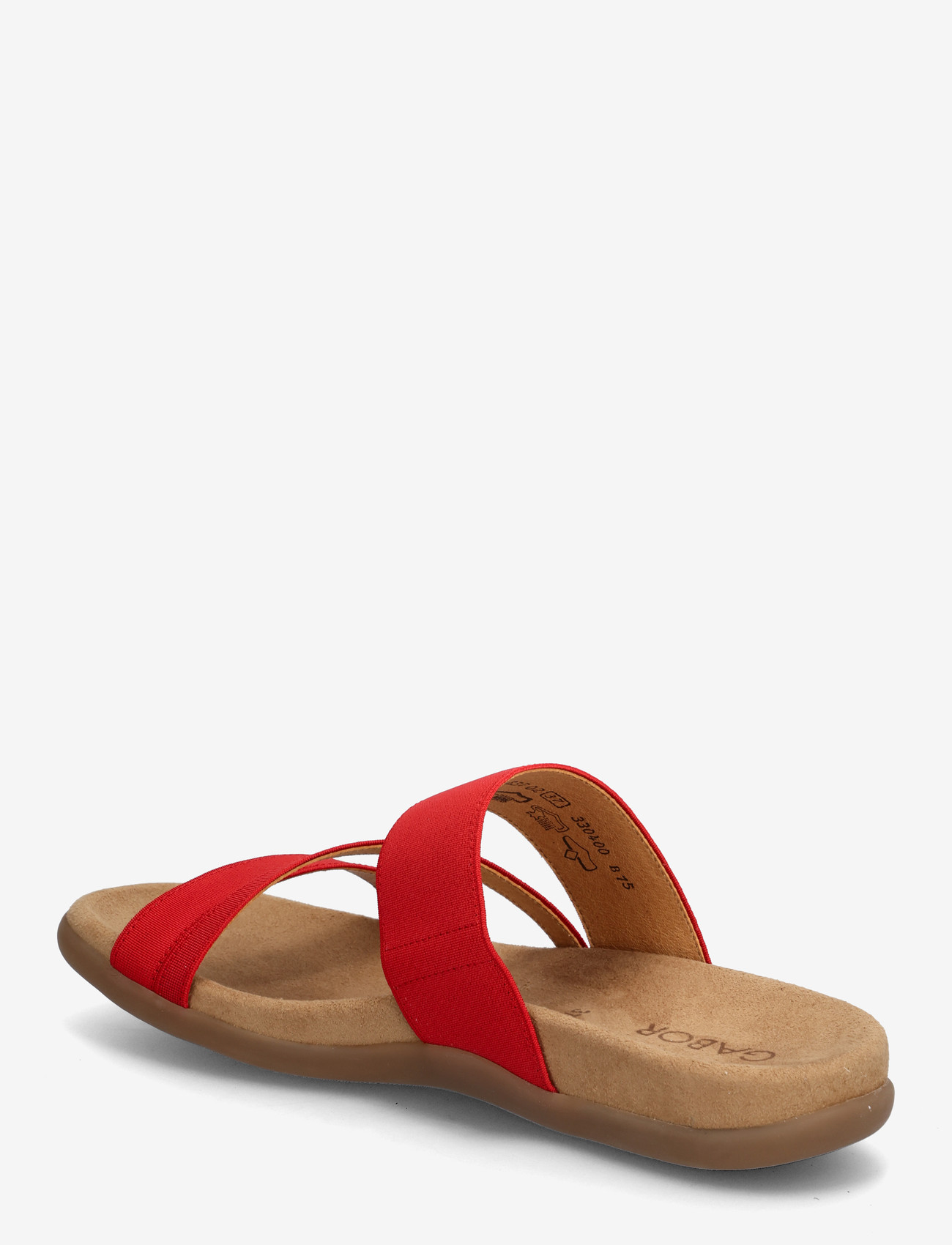 Gabor - Slip-in - flat sandals - red - 2