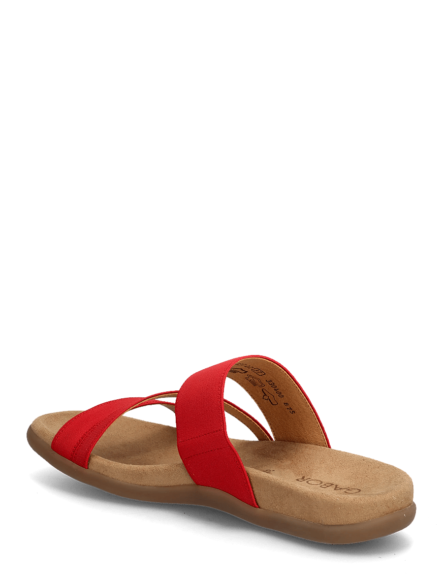 Gabor - Slip-in - flache sandalen - red - 2