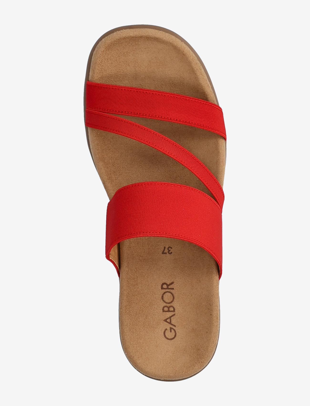 Gabor - Slip-in - flat sandals - red - 3