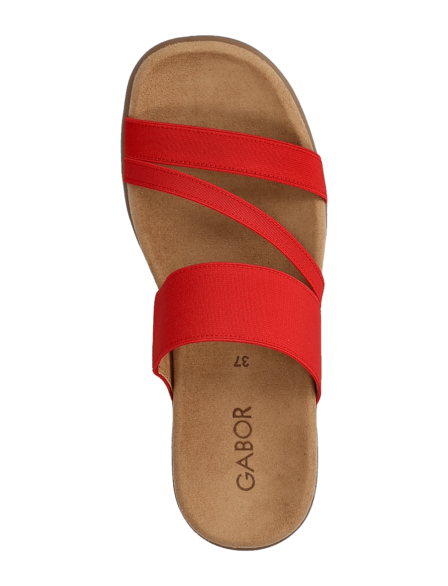 Gabor - Slip-in - flache sandalen - red - 3