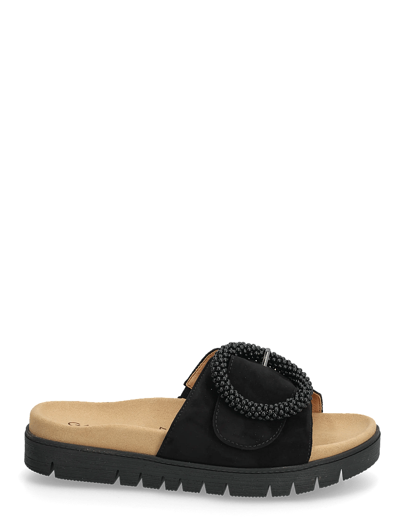 Gabor - Slip-in - flache sandalen - black - 1