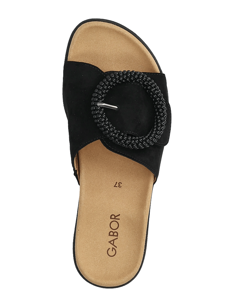 Gabor - Slip-in - flache sandalen - black - 3