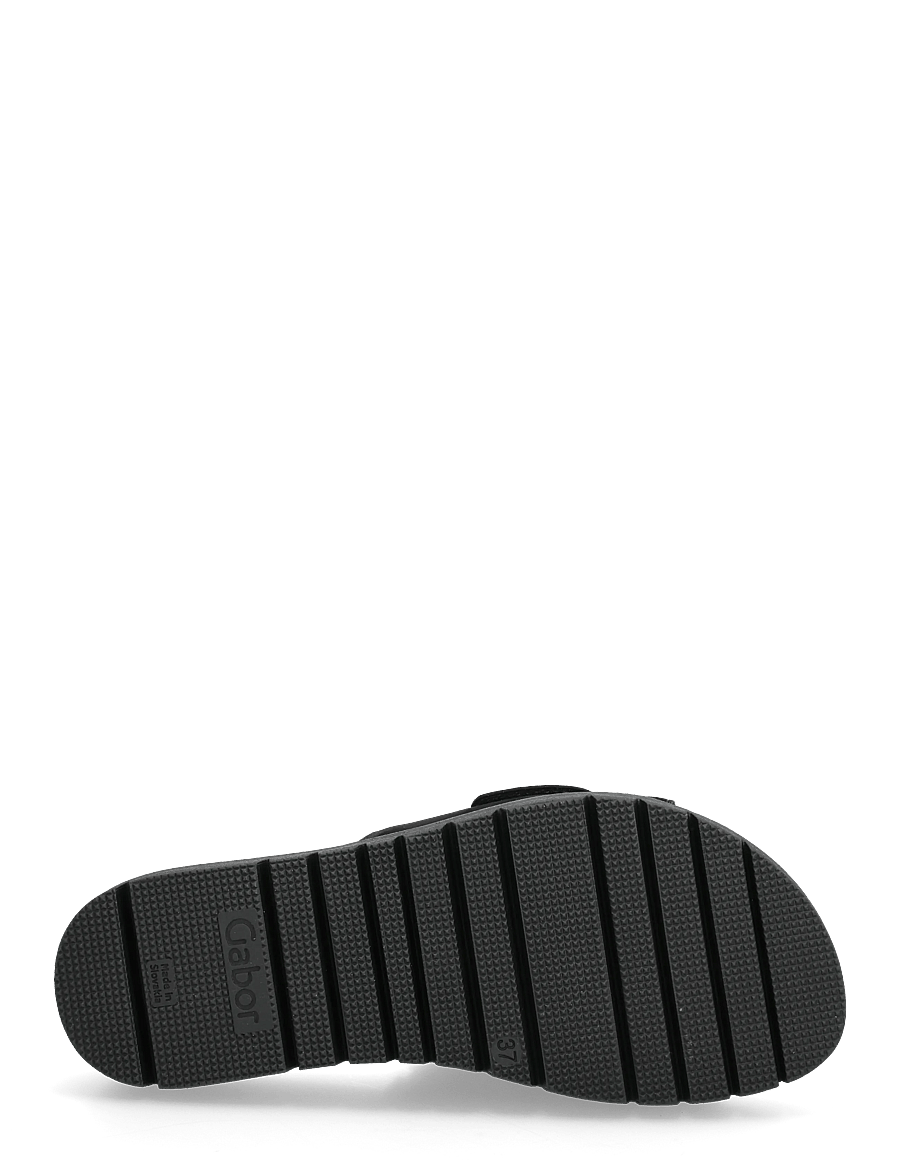 Gabor - Slip-in - sandales plates - black - 4