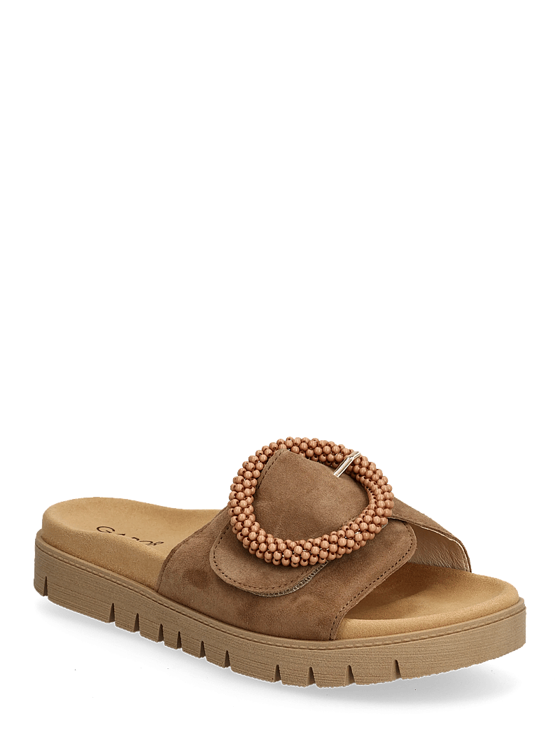 Gabor - Slip-in - flache sandalen - camel - 0