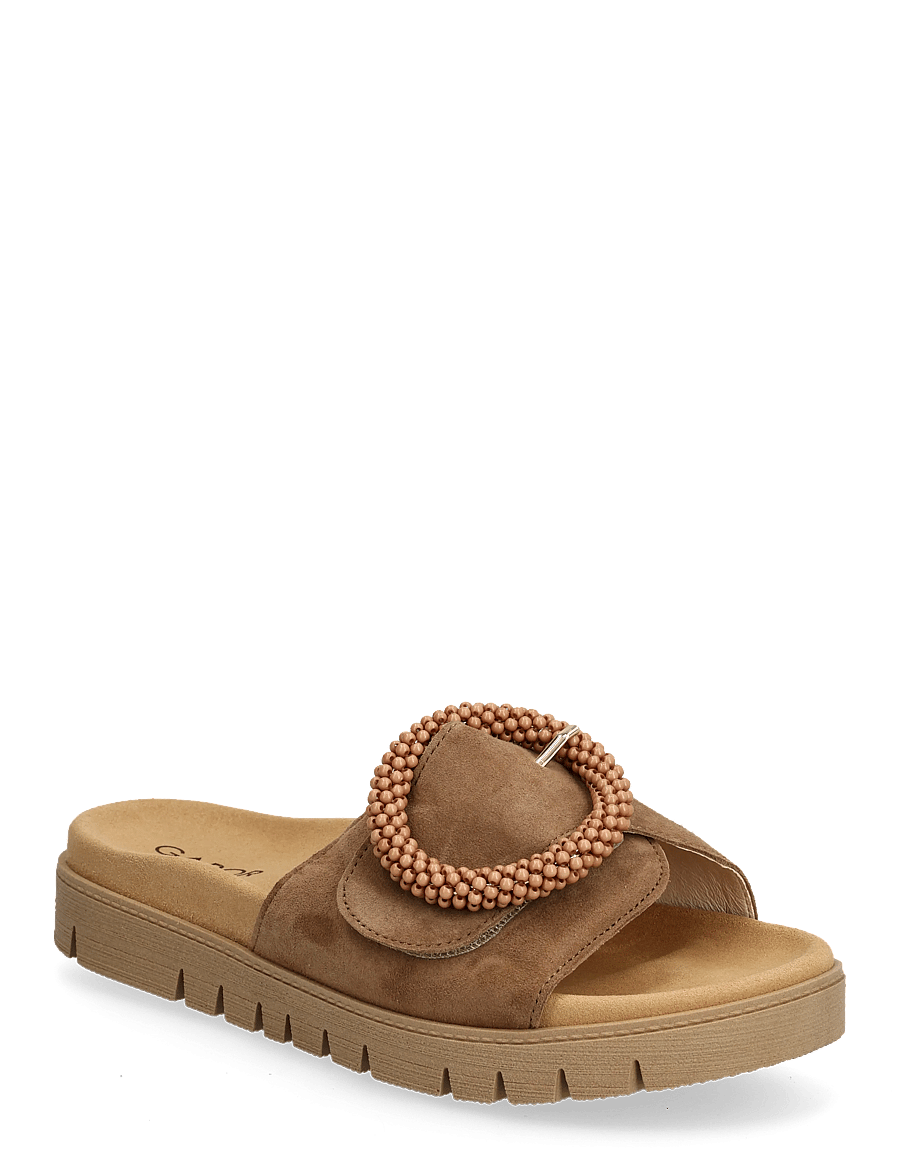 Gabor - Slip-in - flache sandalen - camel - 0
