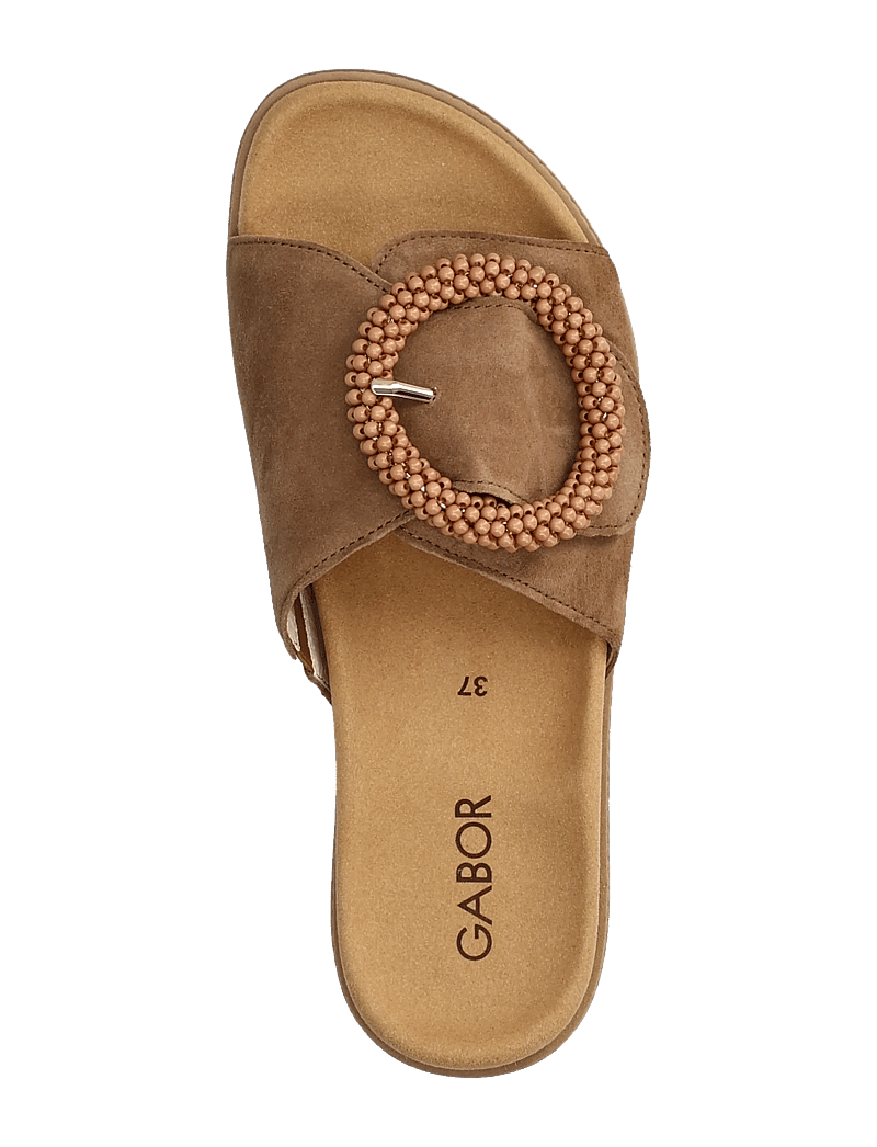 Gabor - Slip-in - flache sandalen - camel - 3