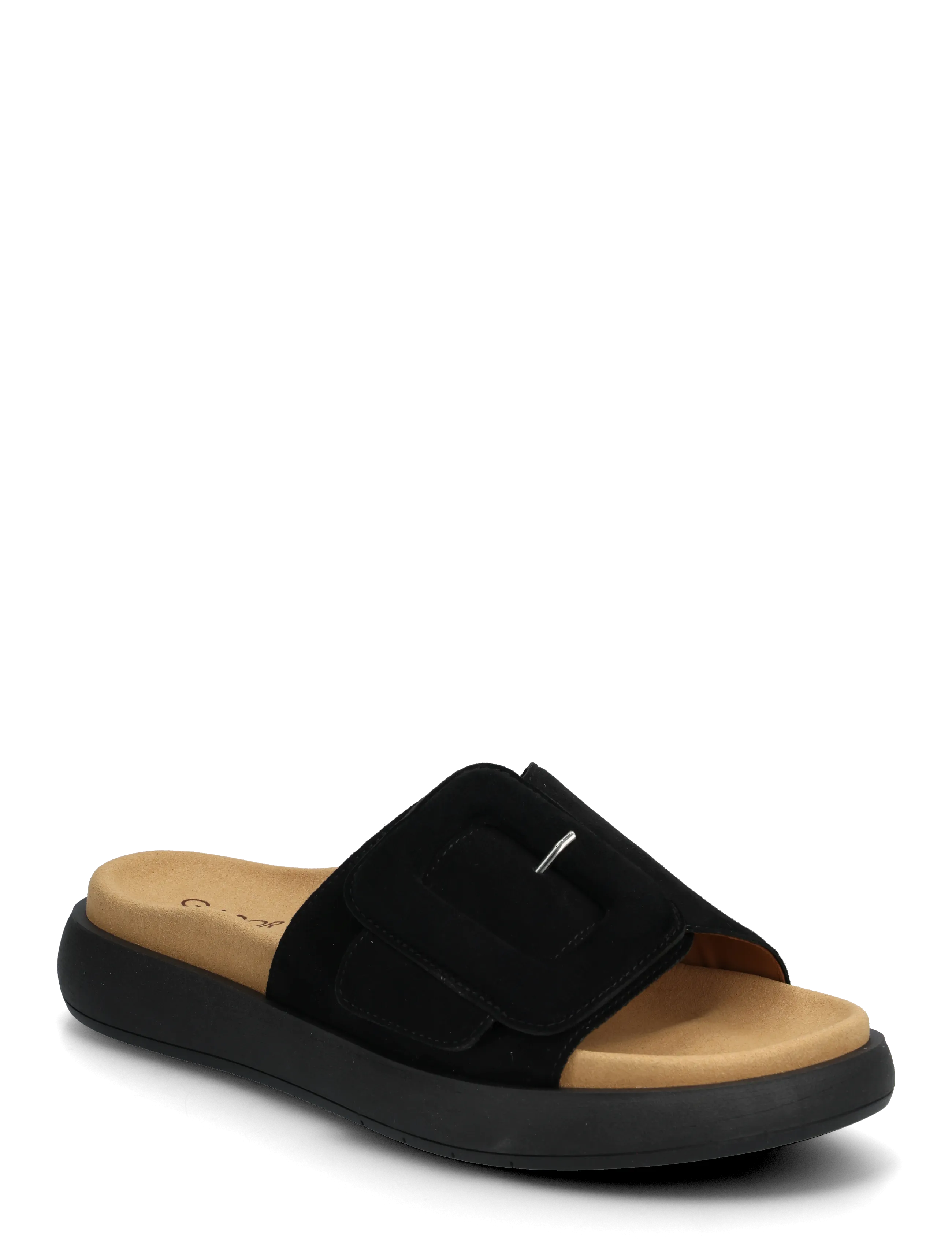 Gabor Slip-in - Flat sandals - BLACK / black
