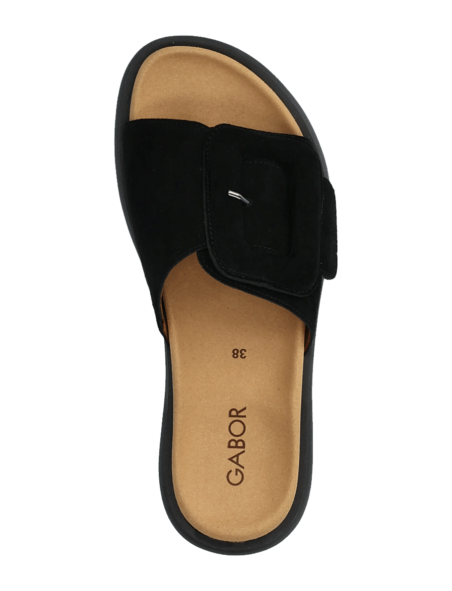 Gabor - Slip-in - platta sandaler - black - 3