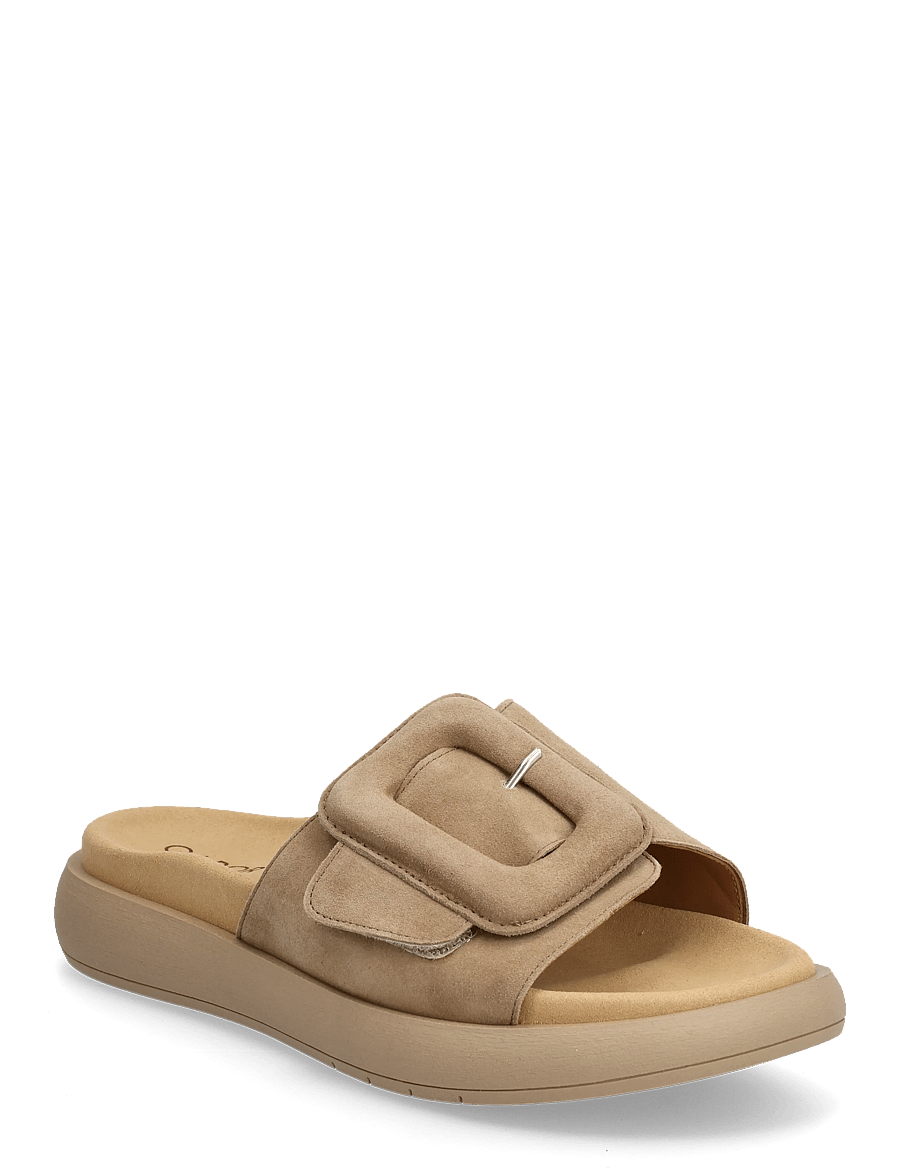 Gabor - Slip-in - flache sandalen - camel - 0