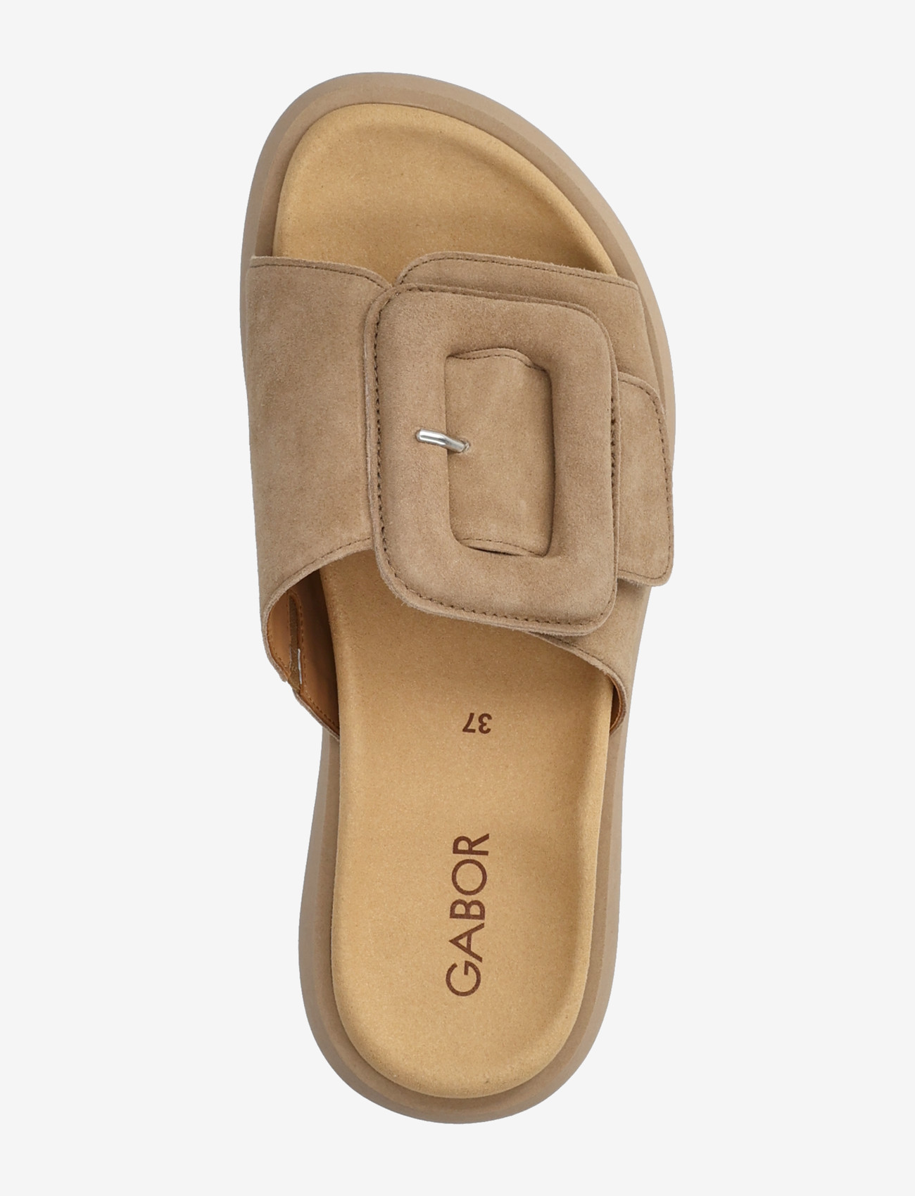 Gabor - Slip-in - platta mules - camel - 3