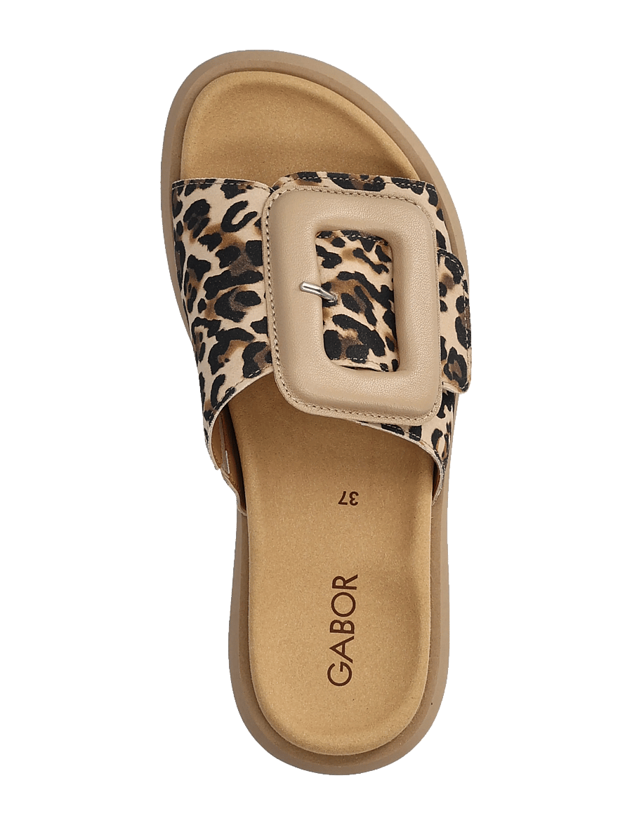 Gabor - Slip-in - flache sandalen - leopard - 3