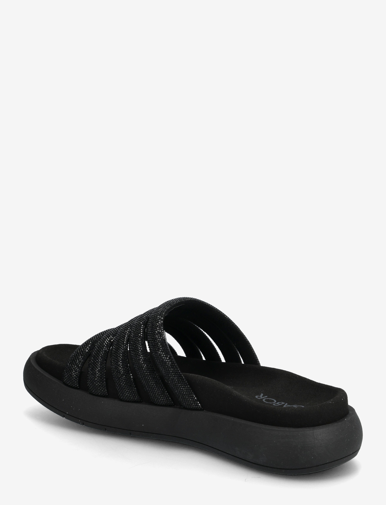 Gabor - Slip-in - flache sandalen - black - 2