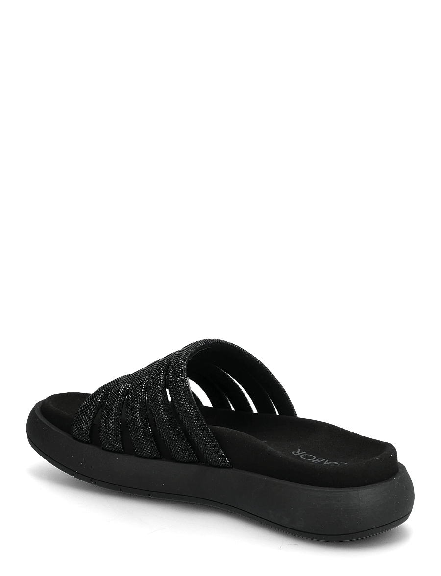 Gabor - Slip-in - flade sandaler - black - 2