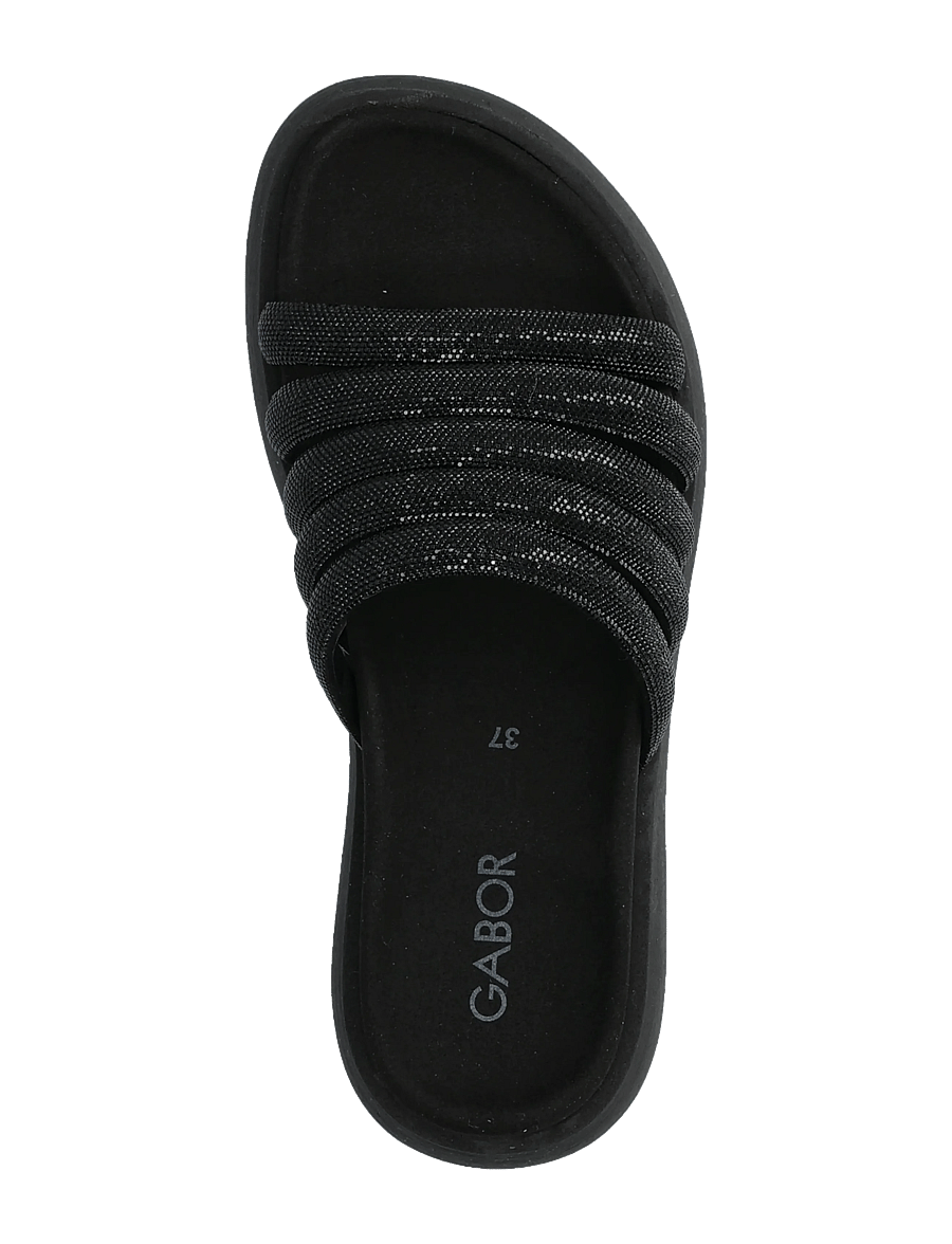 Gabor - Slip-in - flade sandaler - black - 3