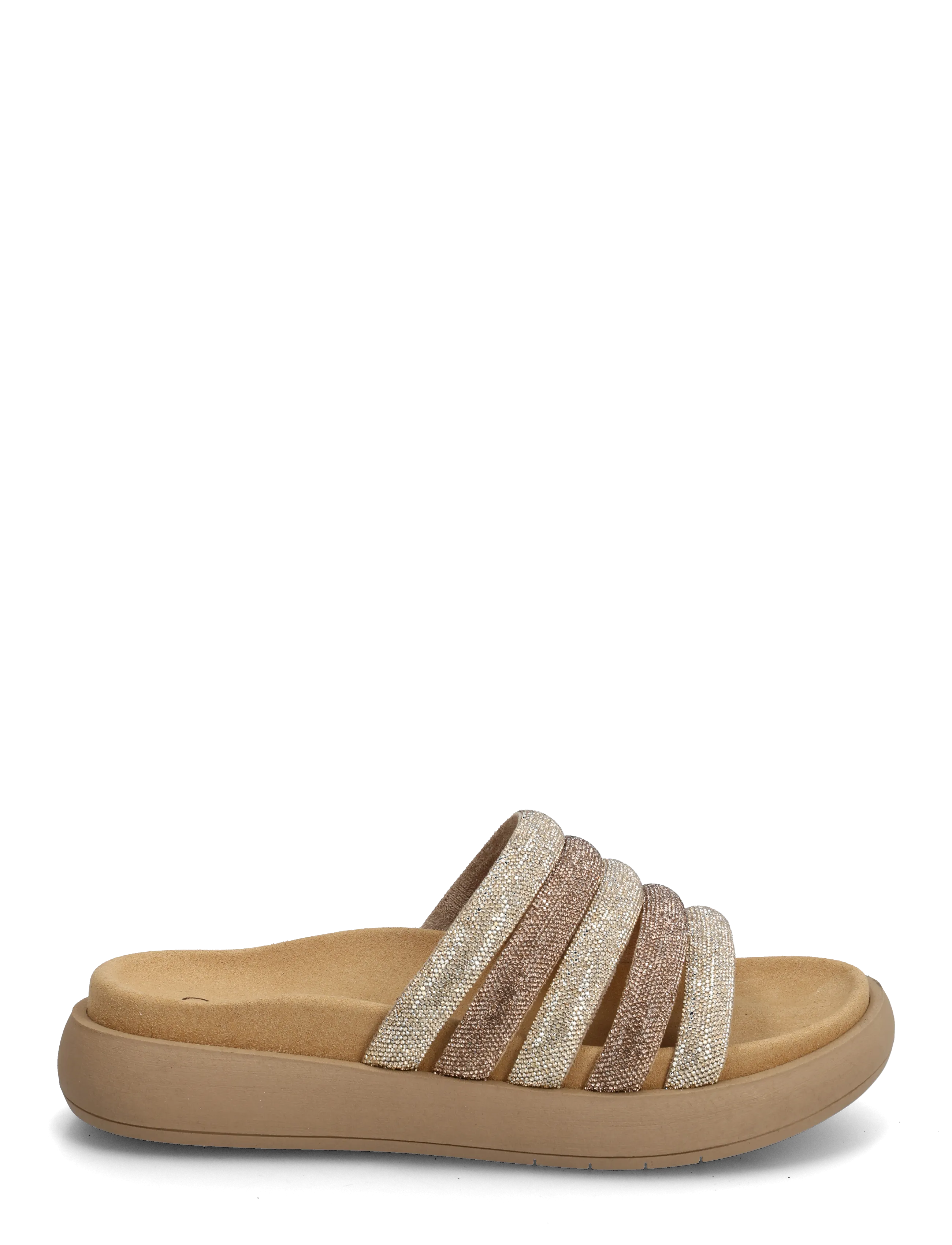 Gabor - Slip-in - flache sandalen - multi gold - 1