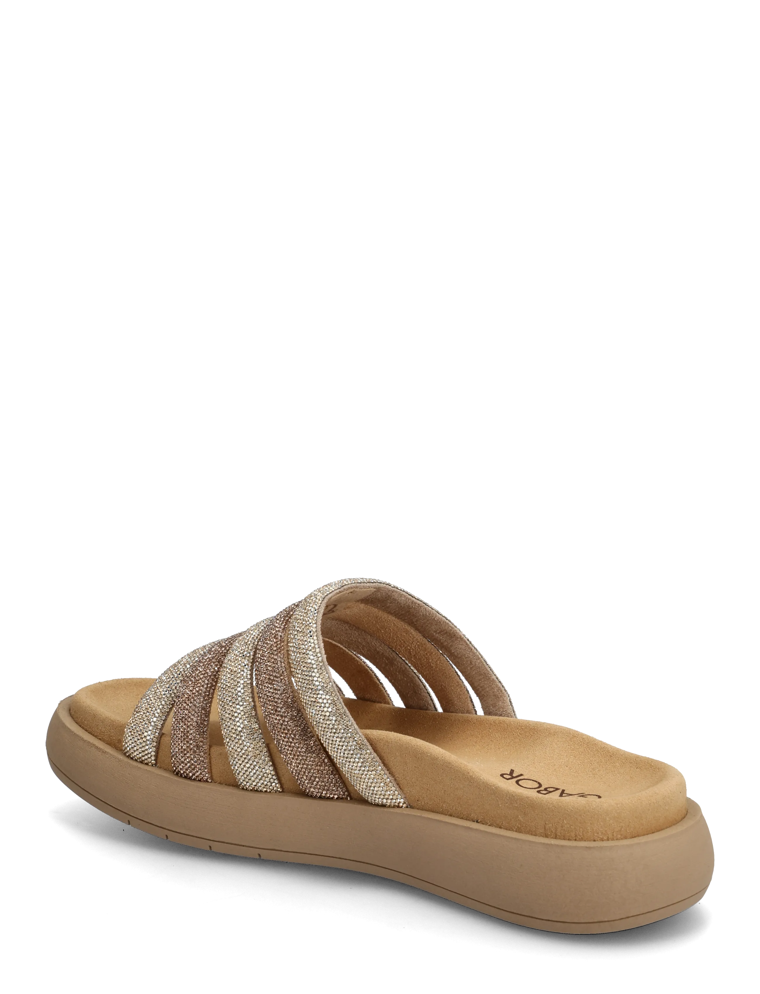 Gabor - Slip-in - flache sandalen - multi gold - 2