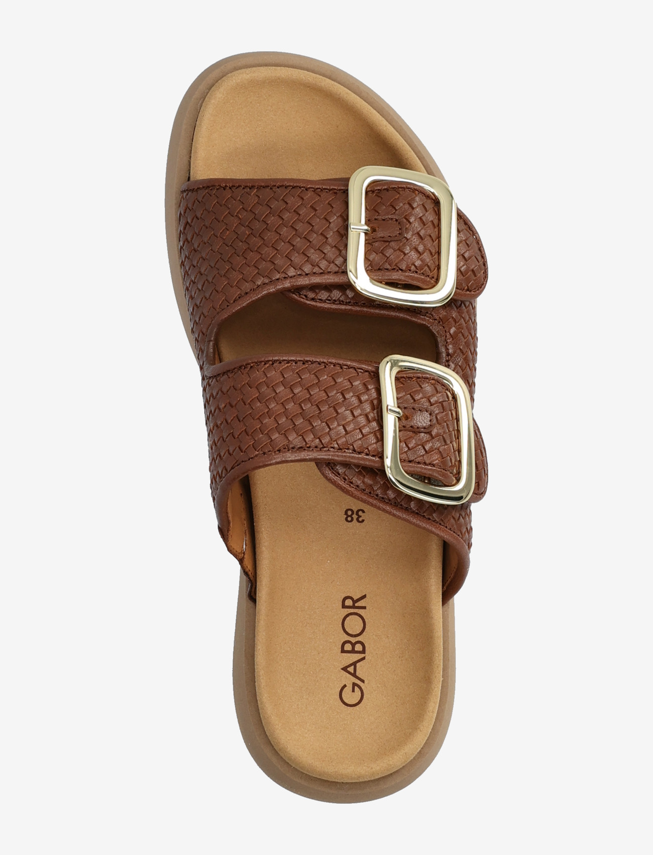 Gabor - Slip-in - flat mules - cognac - 3