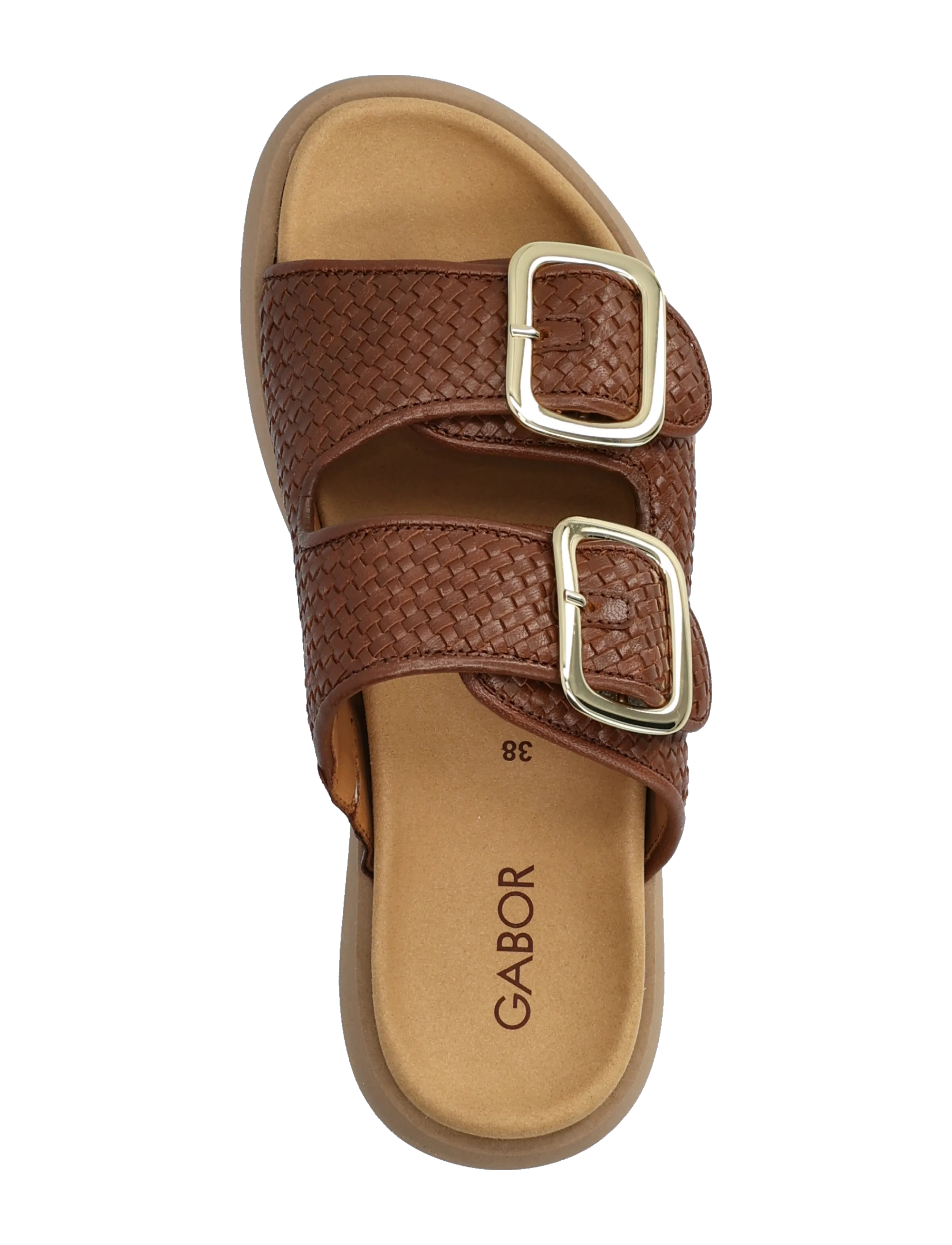 Gabor - Slip-in - flache pantoletten - cognac - 4