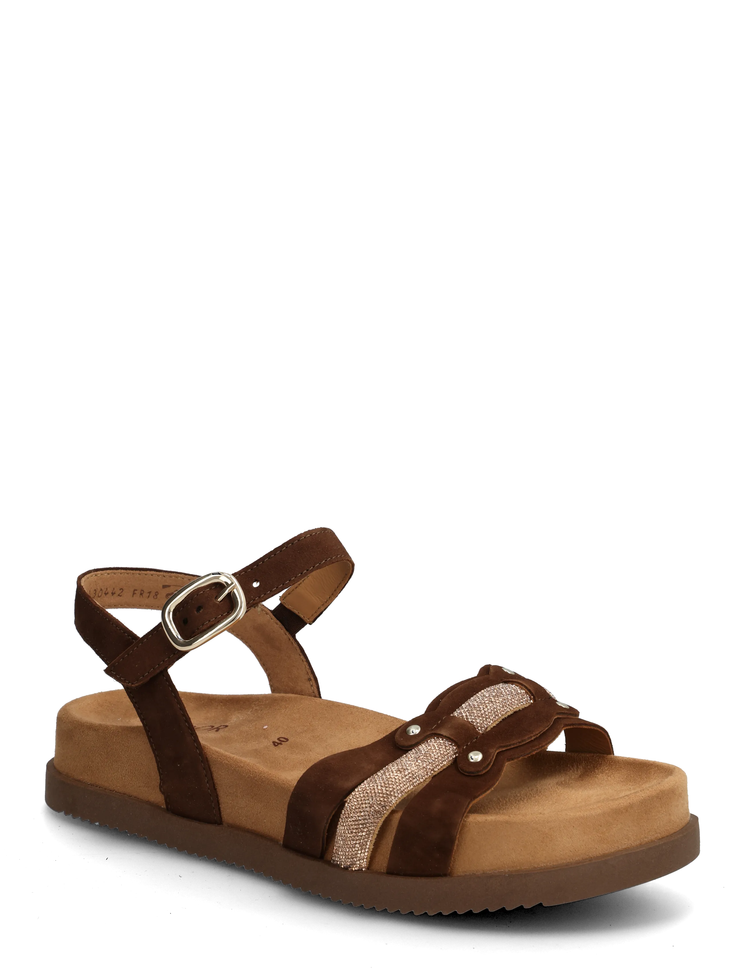 Gabor Sandal, 38, Sandals, Braun - Platform Frauen
