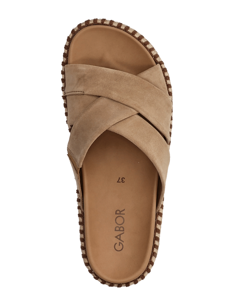 Gabor - Slip-in - flade sandaler - camel - 3