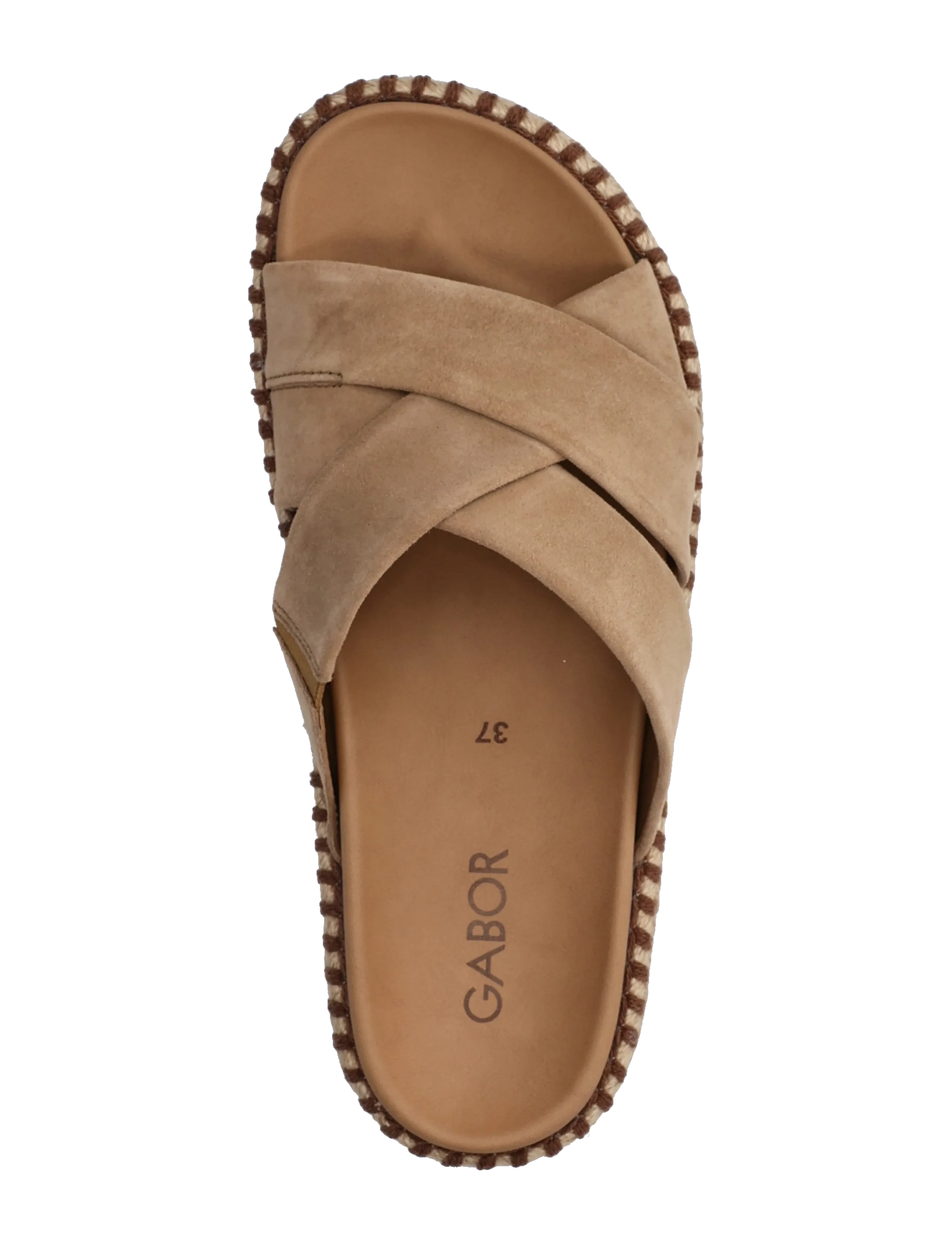Gabor - Slip-in - flat sandals - camel - 3