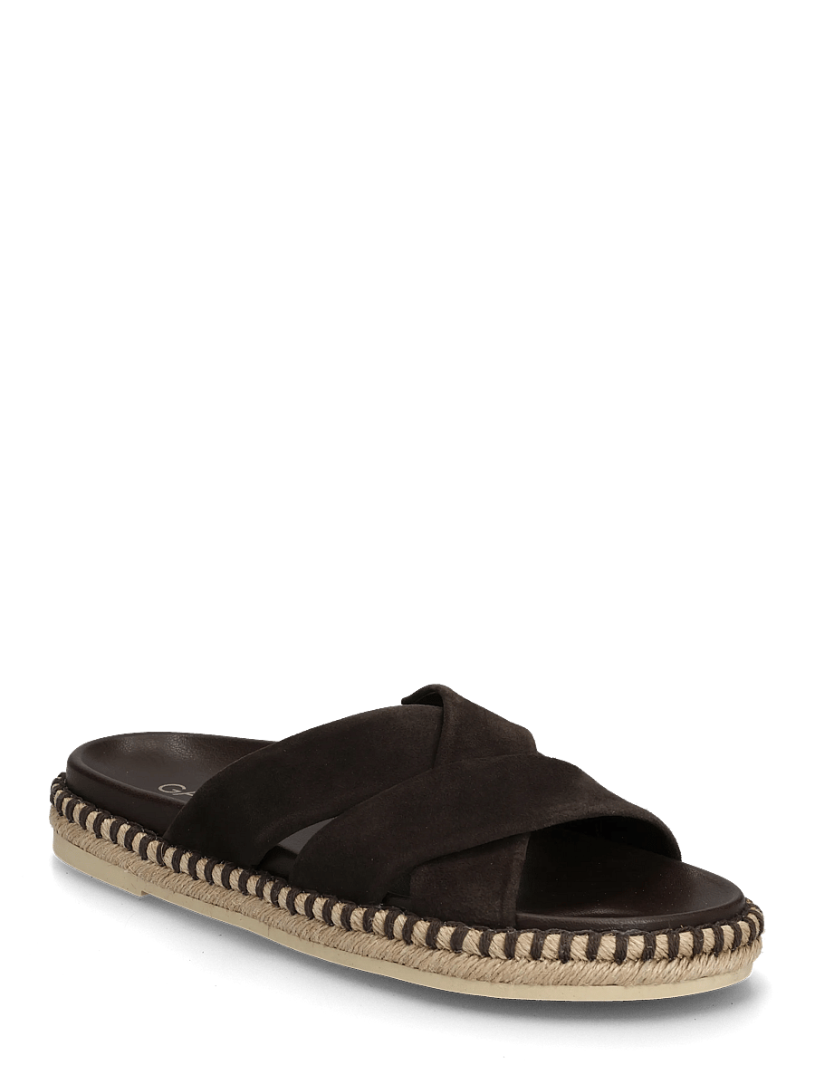 Gabor - Slip-in - flache sandalen - dark brown - 0