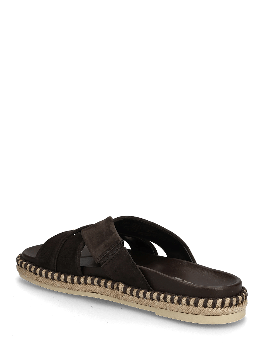 Gabor - Slip-in - flade sandaler - dark brown - 1