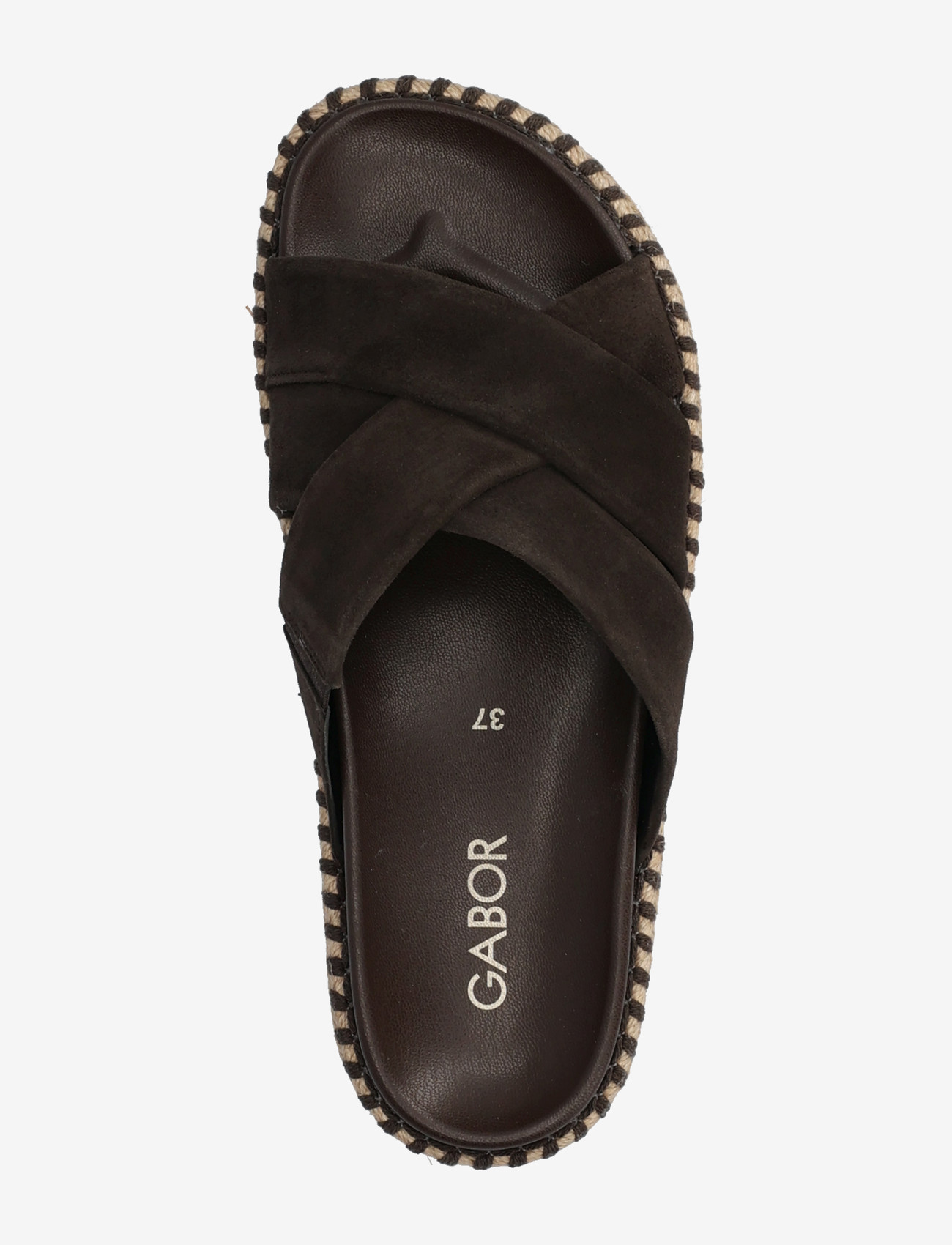 Gabor - Slip-in - flade sandaler - dark brown - 3