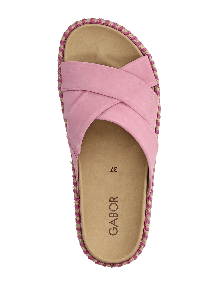 Gabor - Slip-in - platte sandalen - soft pink - 4
