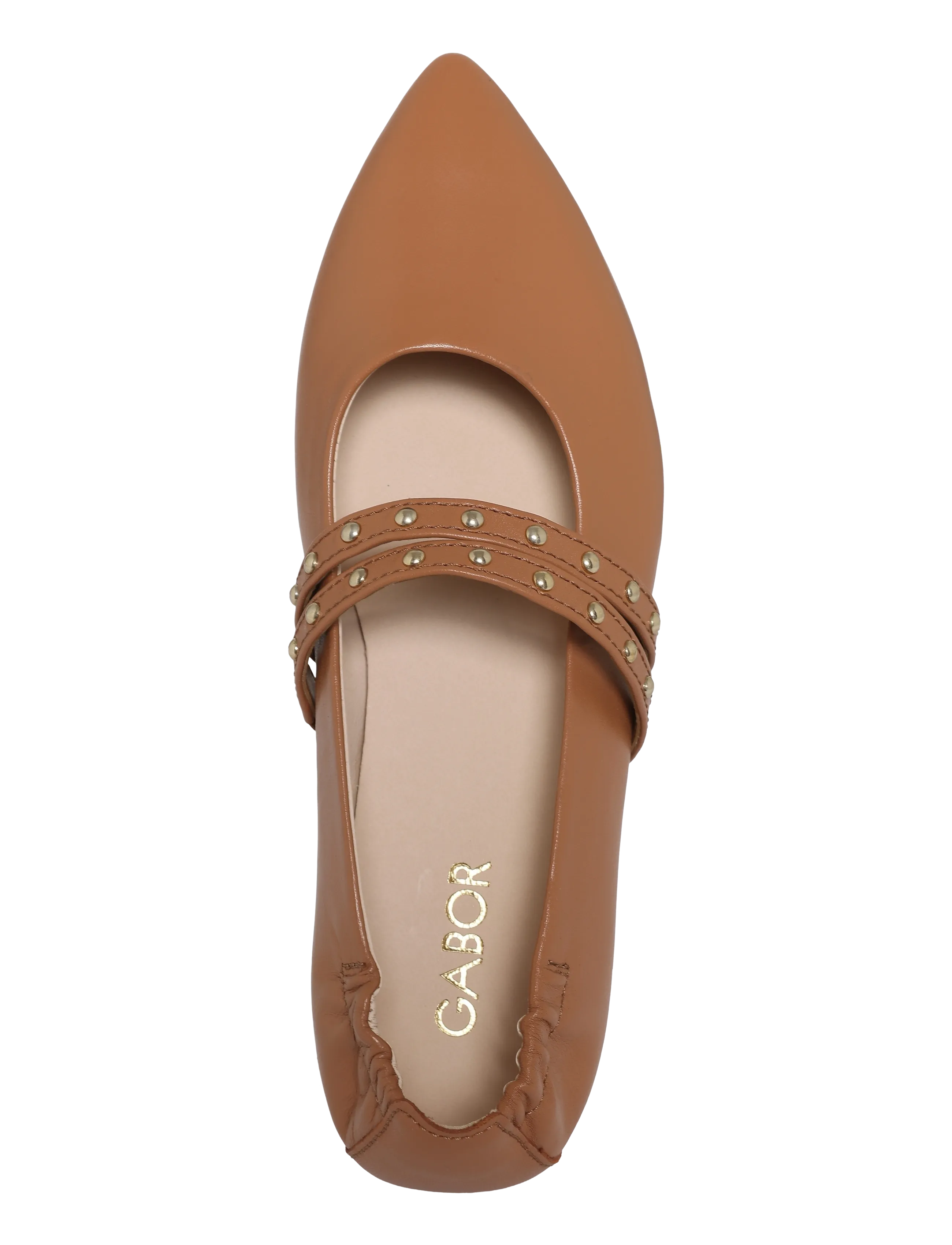 Gabor - Mary Jane shoe - ballerinaer - nougat - 3