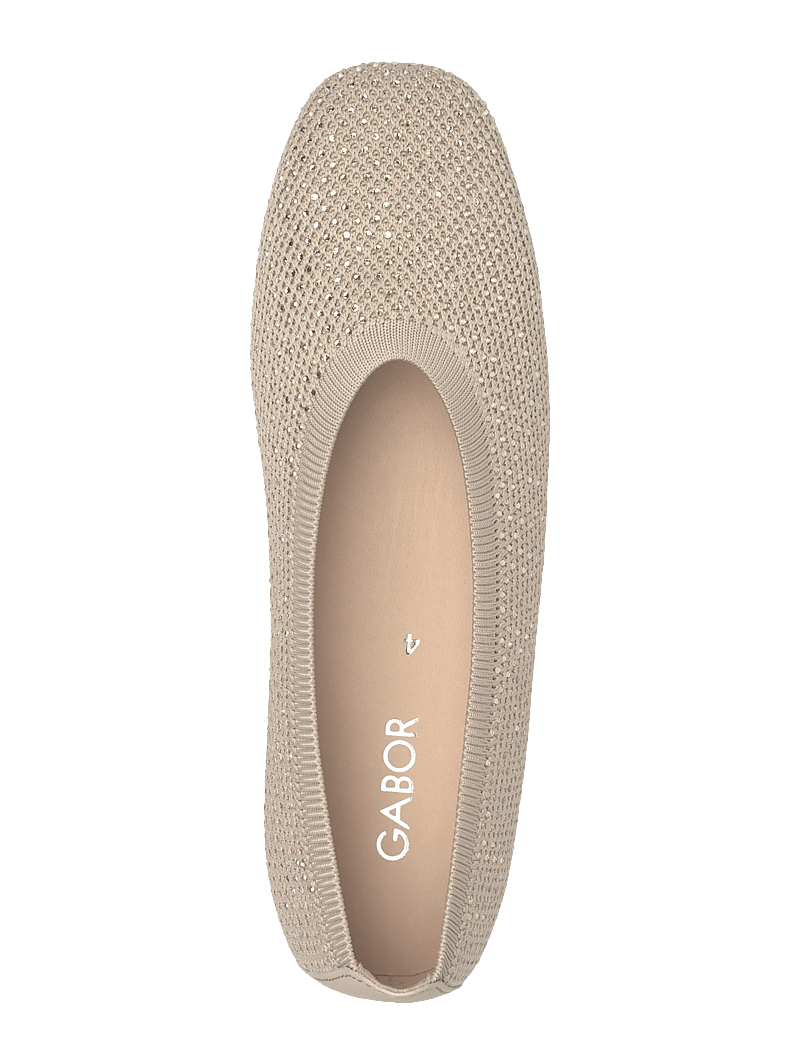 Gabor - Ballerina - speciella tillfällen - shiny beige - 3