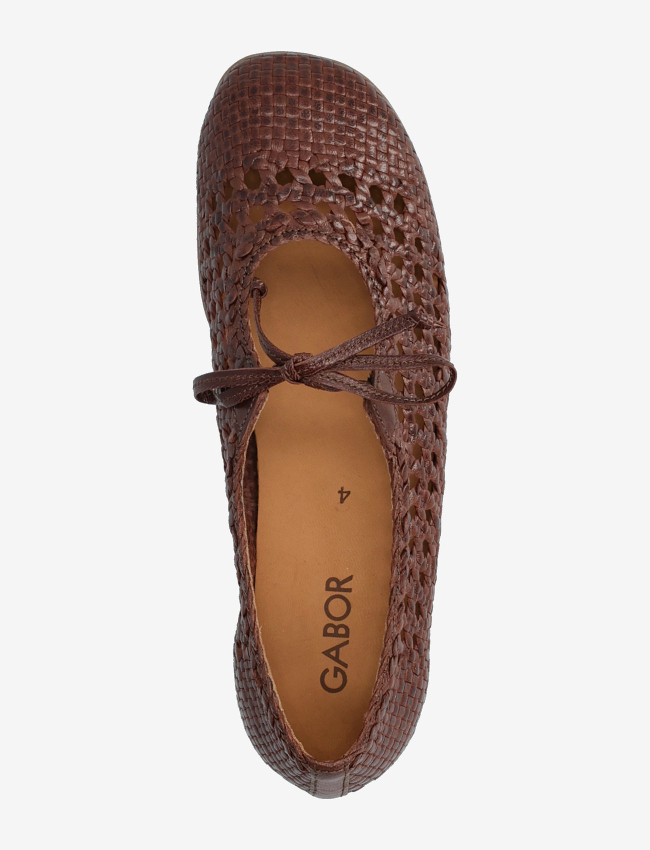 Gabor - Mary Jane ballerina - special occasions - brown - 3