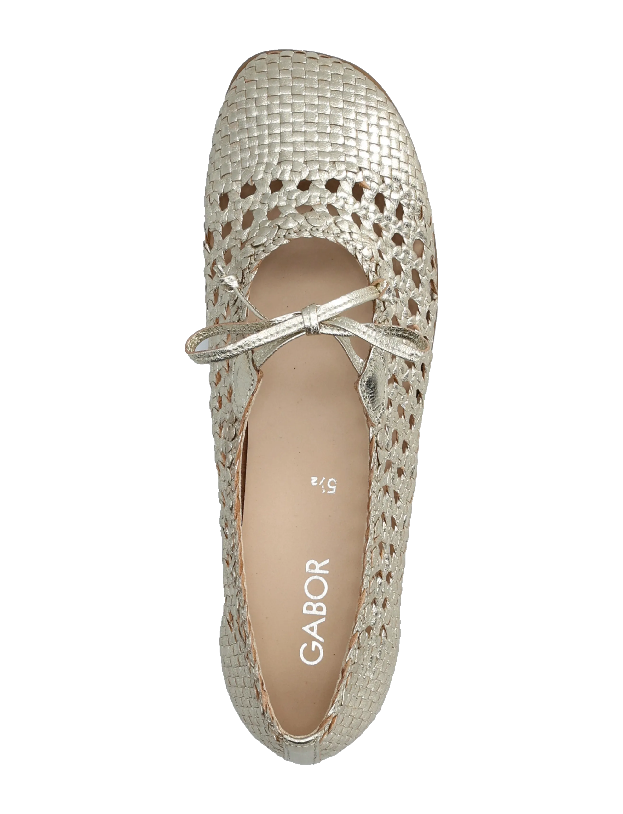 Gabor - Mary Jane ballerina - særlige begivenheder - soft gold - 4