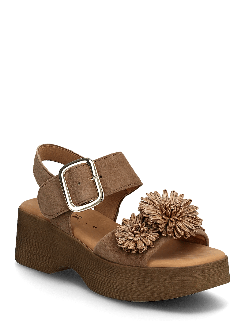 Gabor - Platform sandal - plateau-sandalen - camel - 0