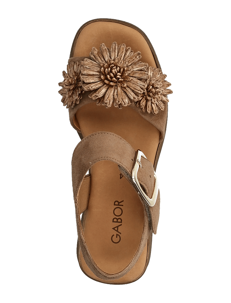 Gabor - Platform sandal - plateau-sandalen - camel - 3