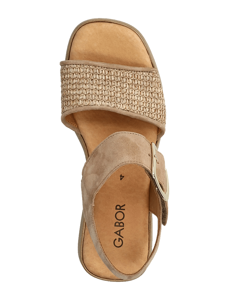 Gabor - Platform sandal - plateau-sandalen - sand - 3