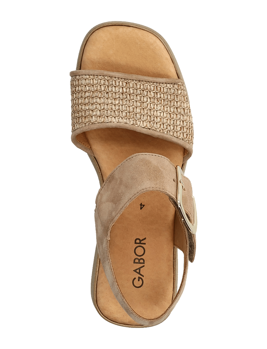 Gabor - Platform sandal - plateau-sandalen - sand - 3
