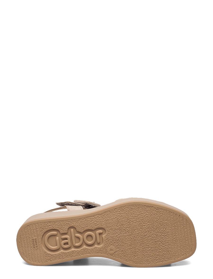 Gabor - Wedge sandal - beige - 4