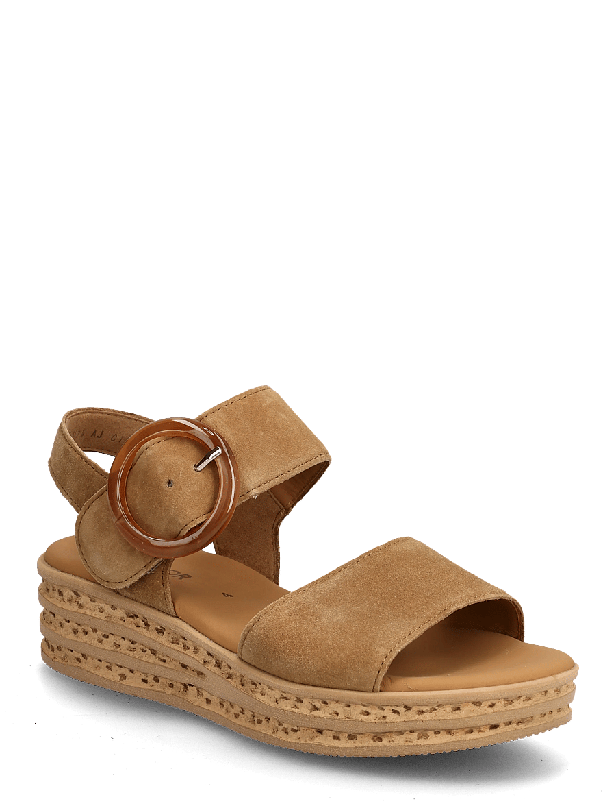 Gabor - Sandal - plateau-sandalen - cognac - 0
