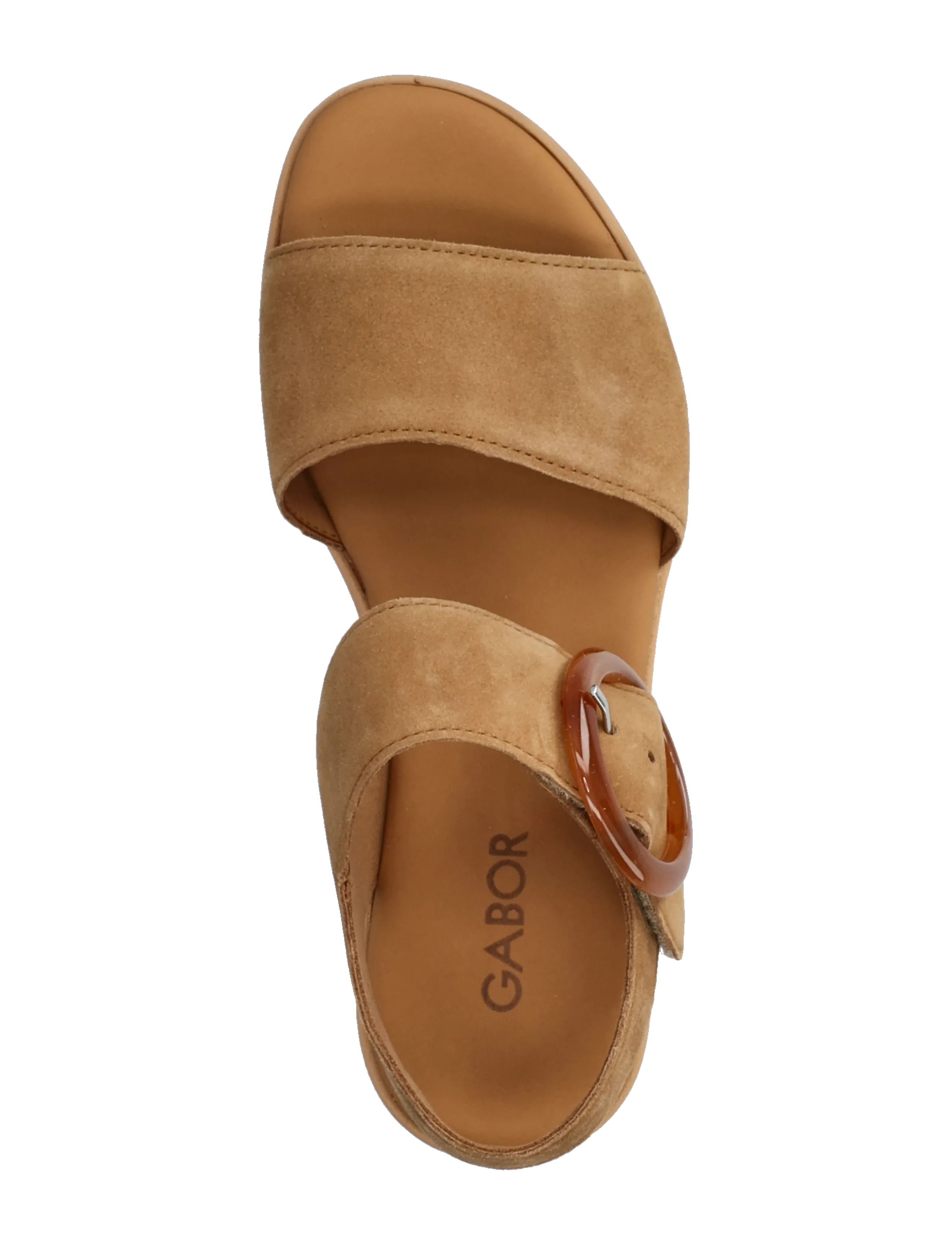 Gabor - Sandal - plateau-sandalen - cognac - 3