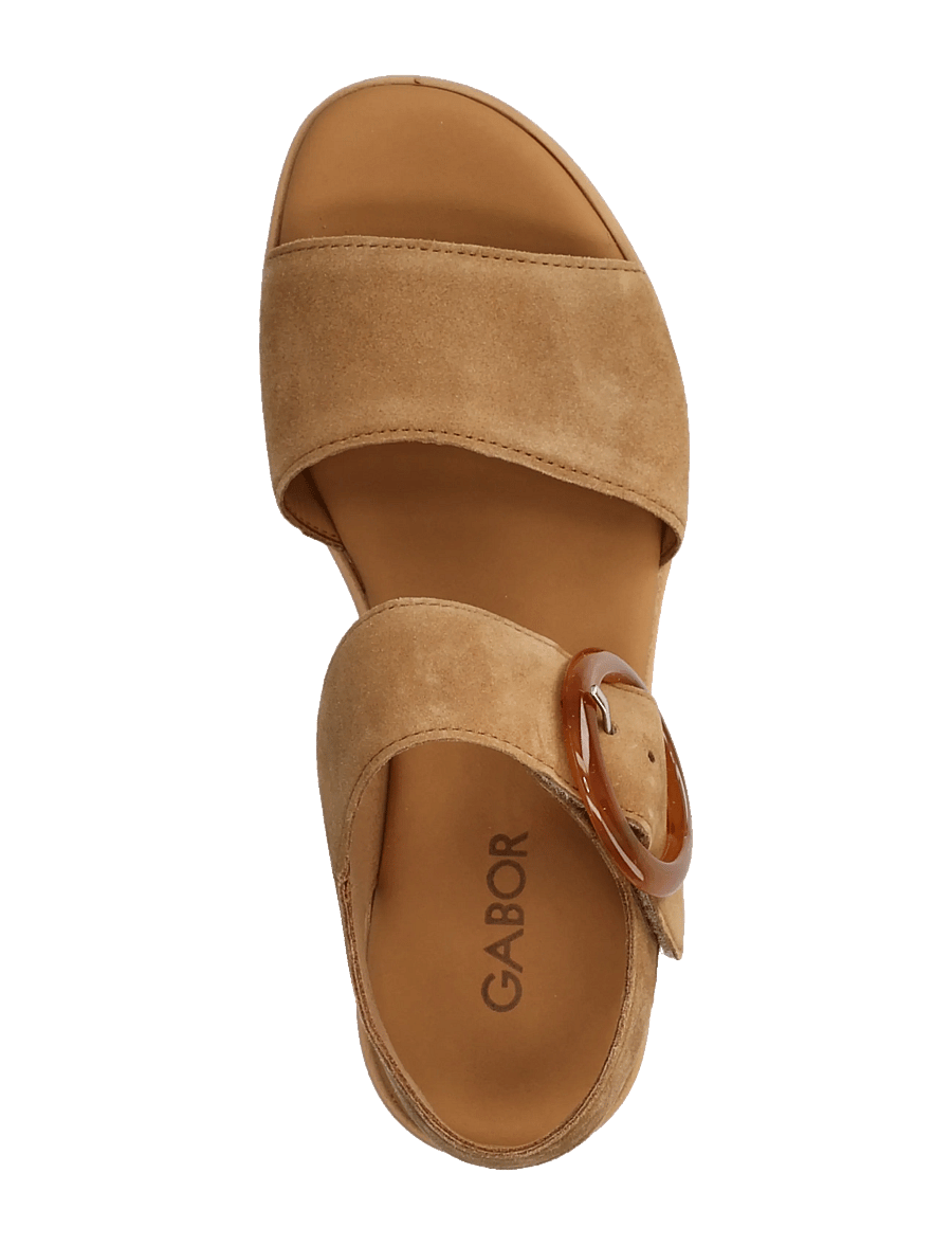 Gabor - Sandal - plateau-sandalen - cognac - 3