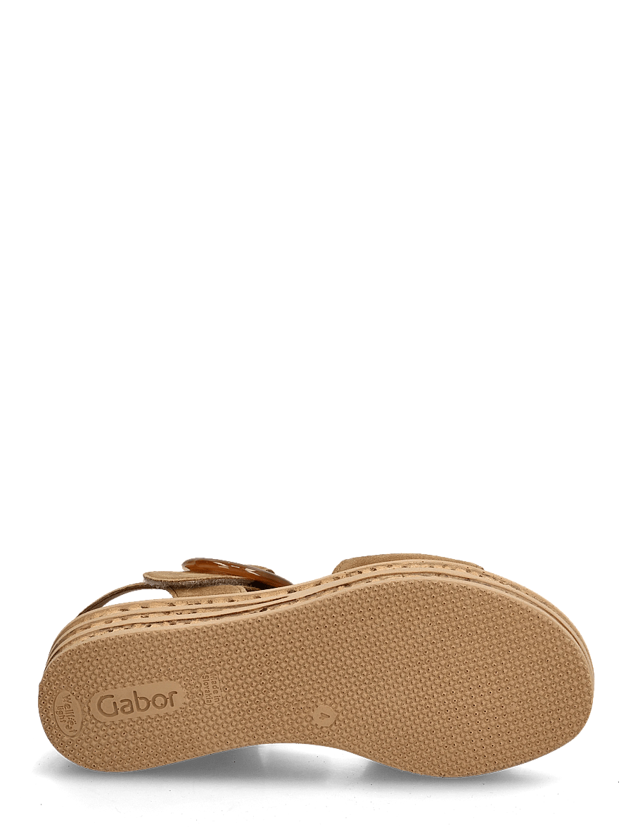 Gabor - Sandal - plateau-sandalen - cognac - 4
