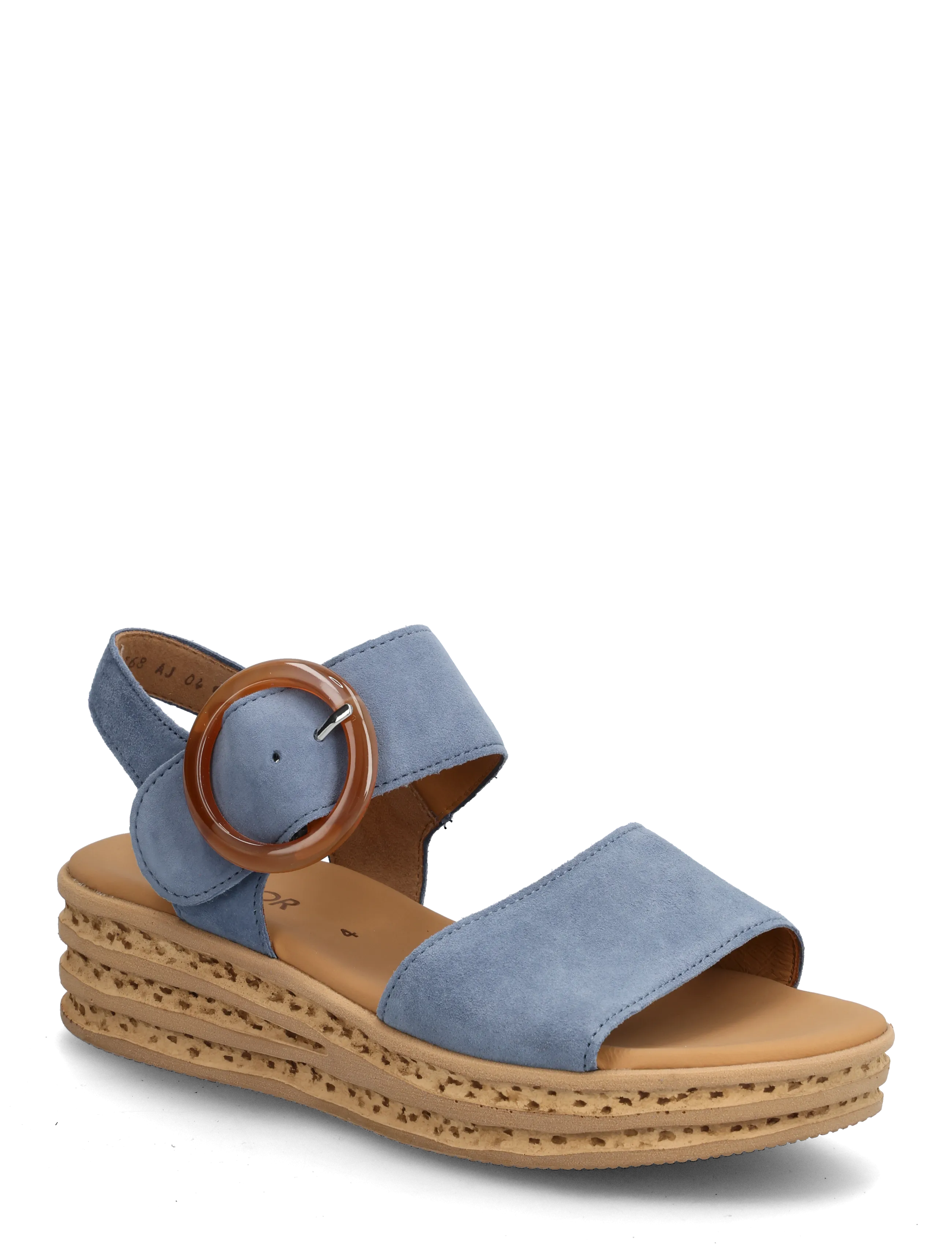 Gabor Sandal, 38.5, Sandals, Blau - Platform Frauen