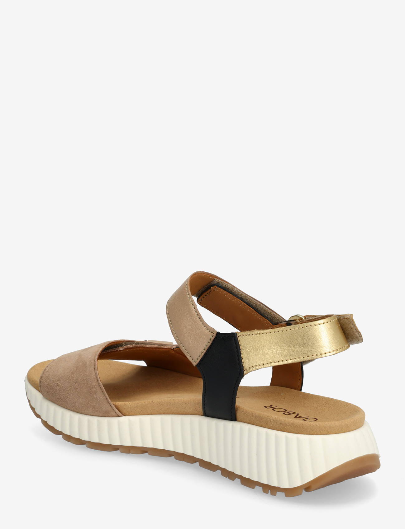 Gabor - Sandal - platformsandaler - sand, leopard, black - 2