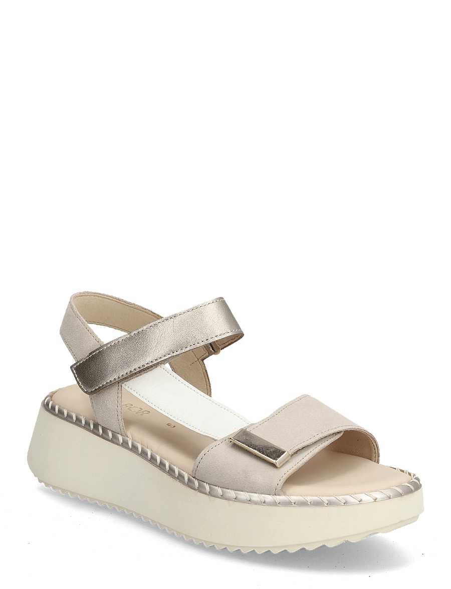Gabor - Sandal - platåsandaler - light pink, off white, soft gold - 0