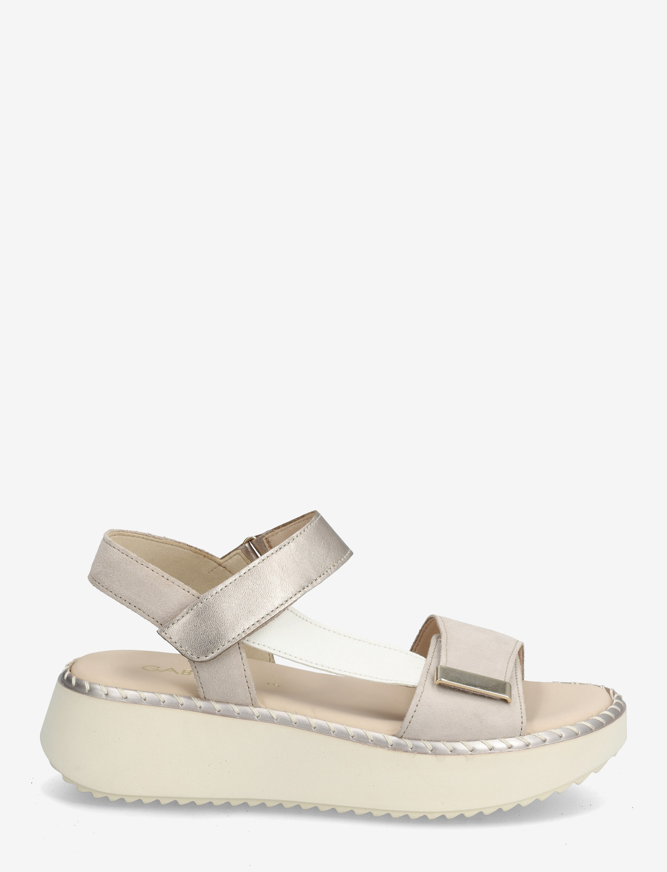 Gabor - Sandal - platformsandaler - light pink, off white, soft gold - 1