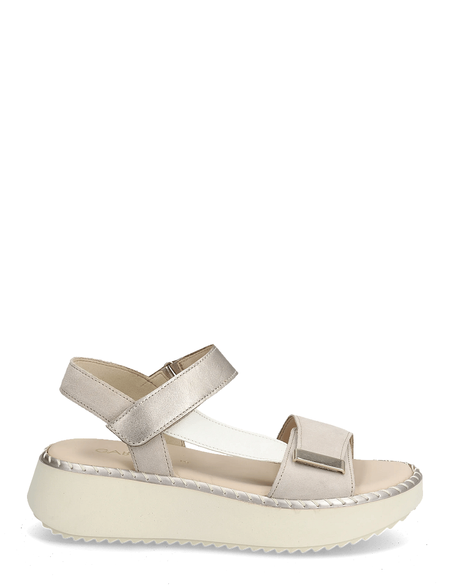 Gabor - Sandal - platåsandaler - light pink, off white, soft gold - 1