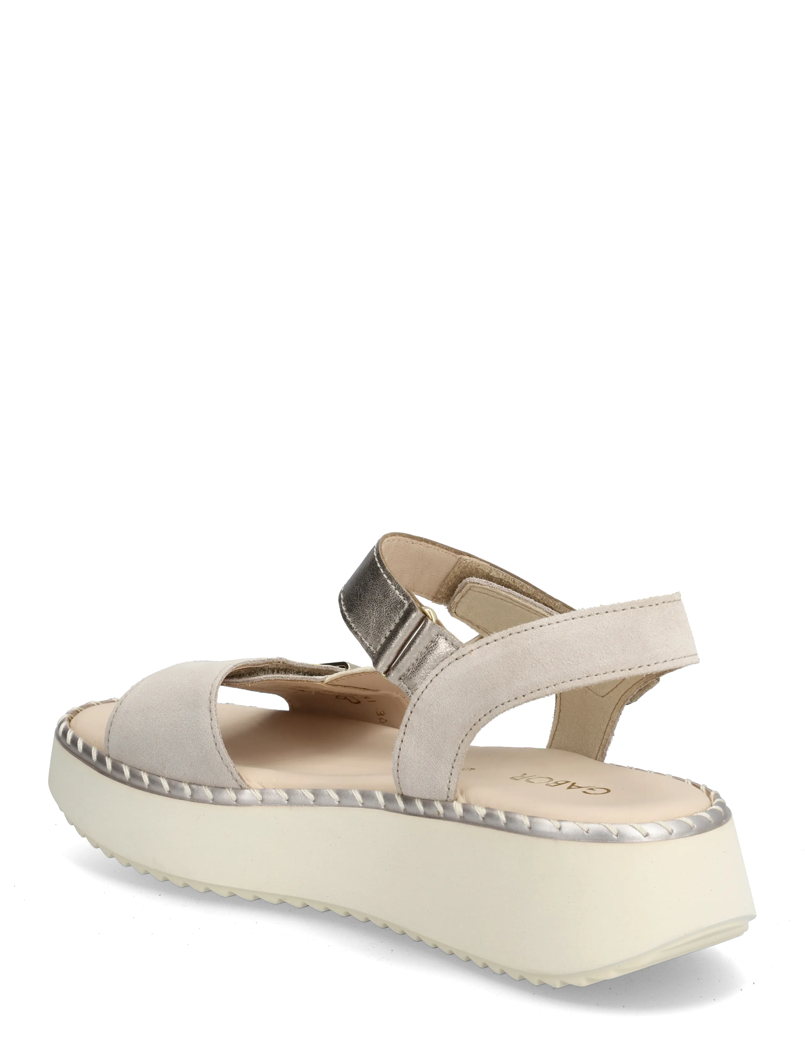 Gabor - Sandal - platvorm sandaalid - light pink, off white, soft gold - 2