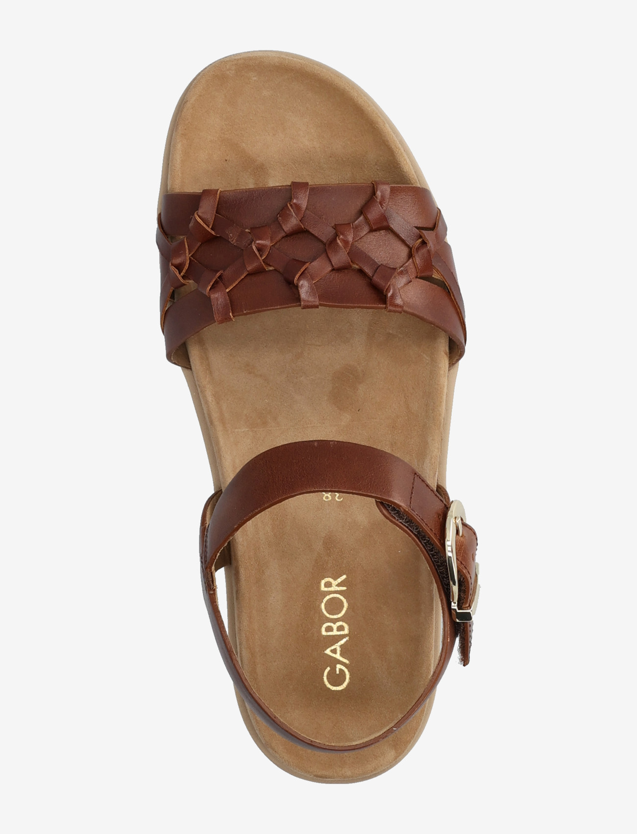 Gabor - Sandal - platformsandaler - cognac - 3